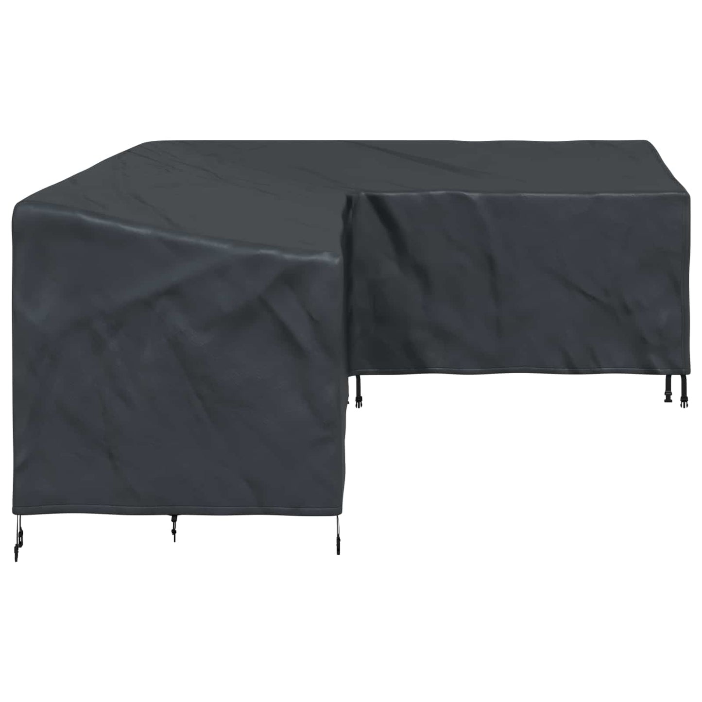 vidaXL Κάλυμμα επίπλων Μαύρο 250 x 180 x 80 εκ. Ύφασμα Oxford 600D
