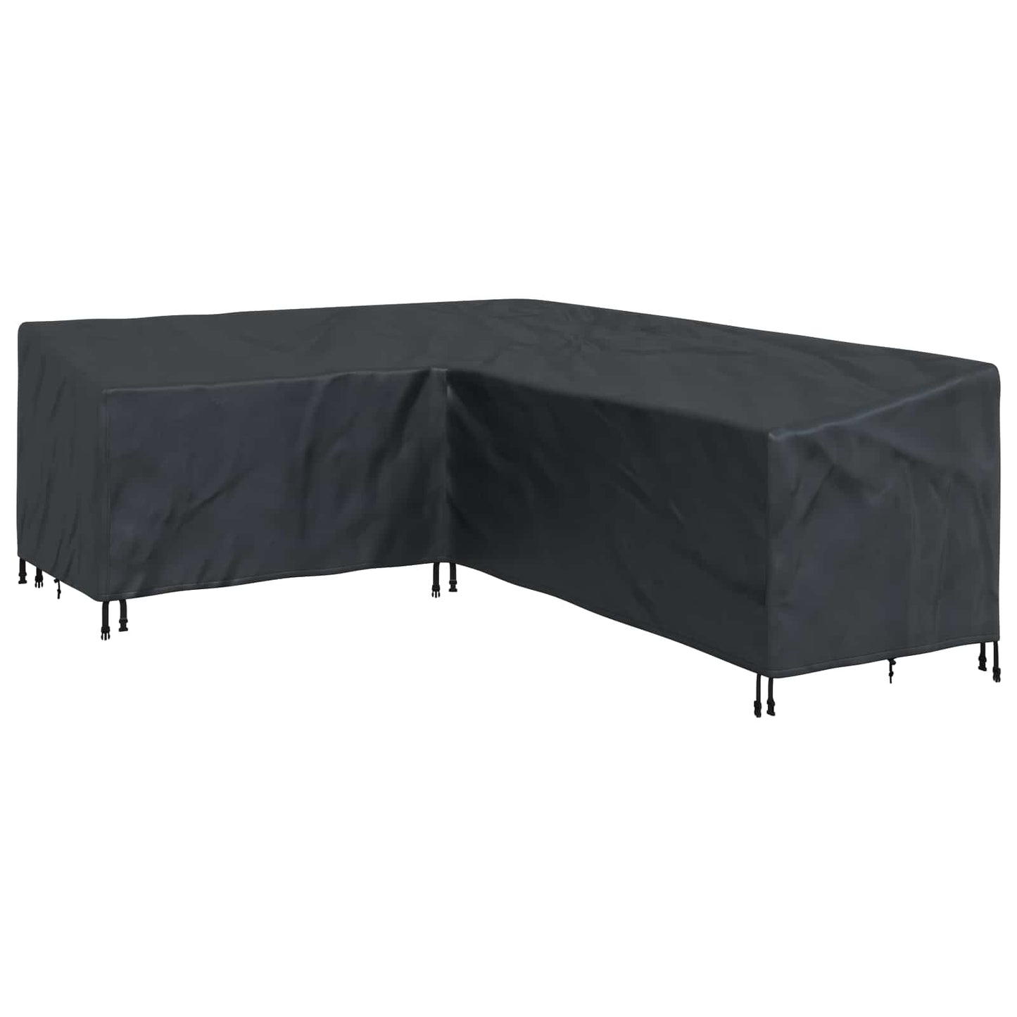 vidaXL Κάλυμμα επίπλων Μαύρο 260 x 210 x 80 cm Ύφασμα Oxford 420D
