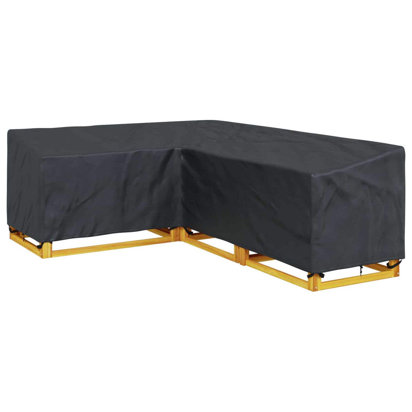 vidaXL Κάλυμμα επίπλων Μαύρο 260 x 210 x 80 cm Ύφασμα Oxford 420D