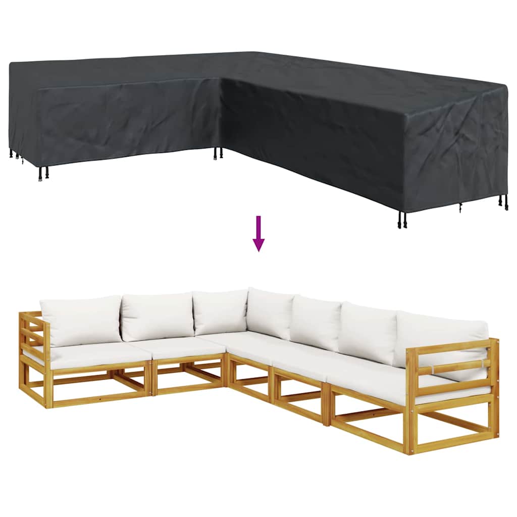 vidaXL Κάλυμμα επίπλων εξωτερικού χώρου 330 x 255 x 80 εκ.