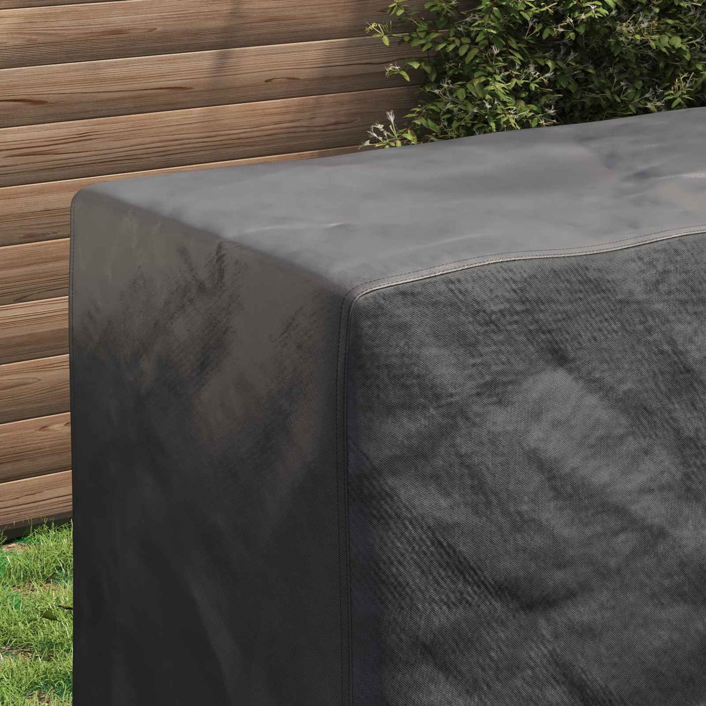 vidaXL Κάλυμμα επίπλων Μονόχρωμο Μαύρο 140 x 70 x 90 cm 420D