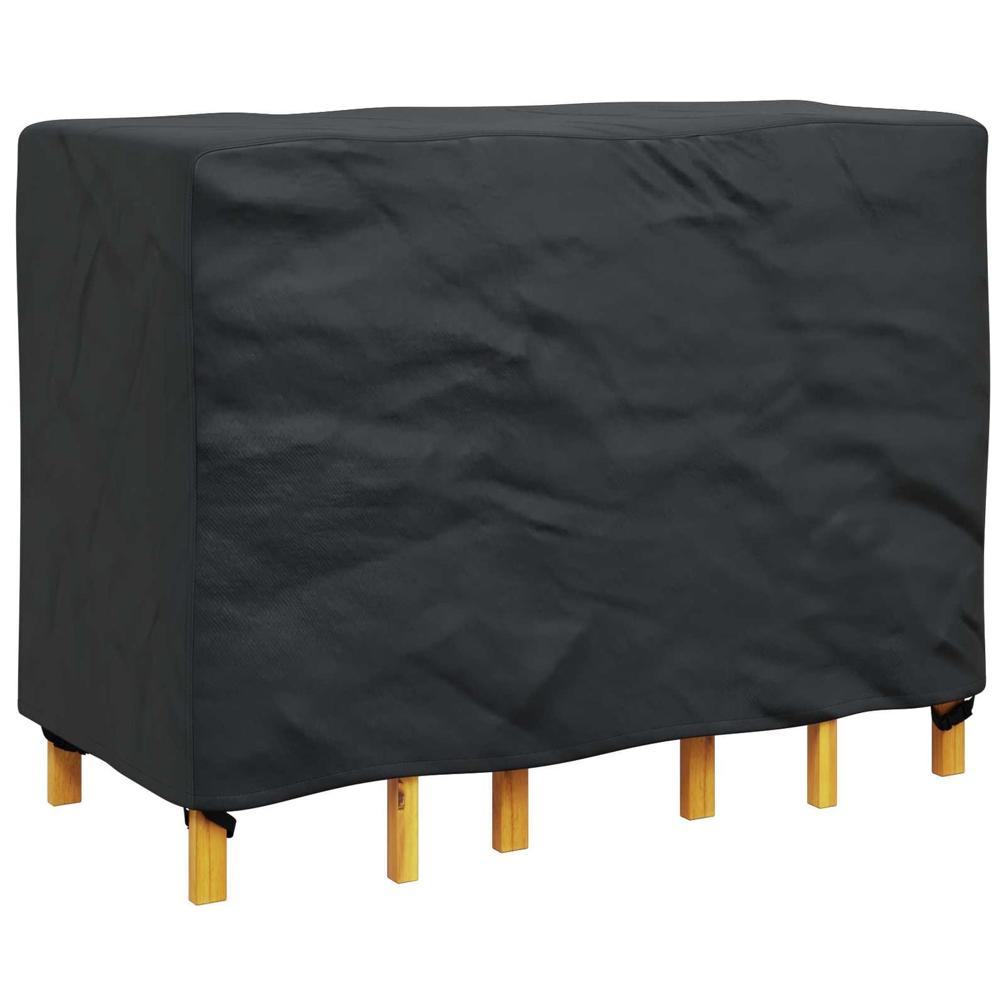 vidaXL Κάλυμμα επίπλων Μονόχρωμο Μαύρο 140 x 70 x 90 cm 420D