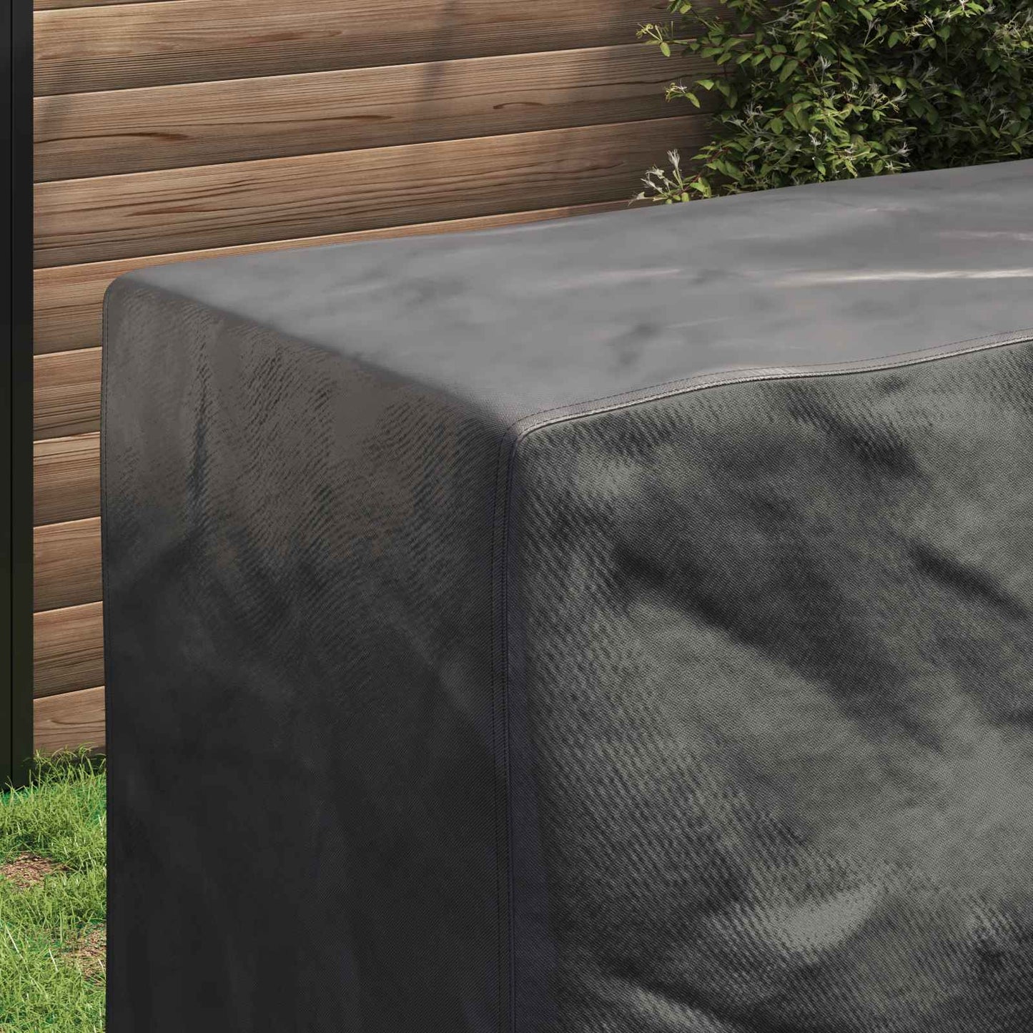 vidaXL Κάλυμμα επίπλων Μονόχρωμο Μαύρο 180 x 70 x 90 cm 600D