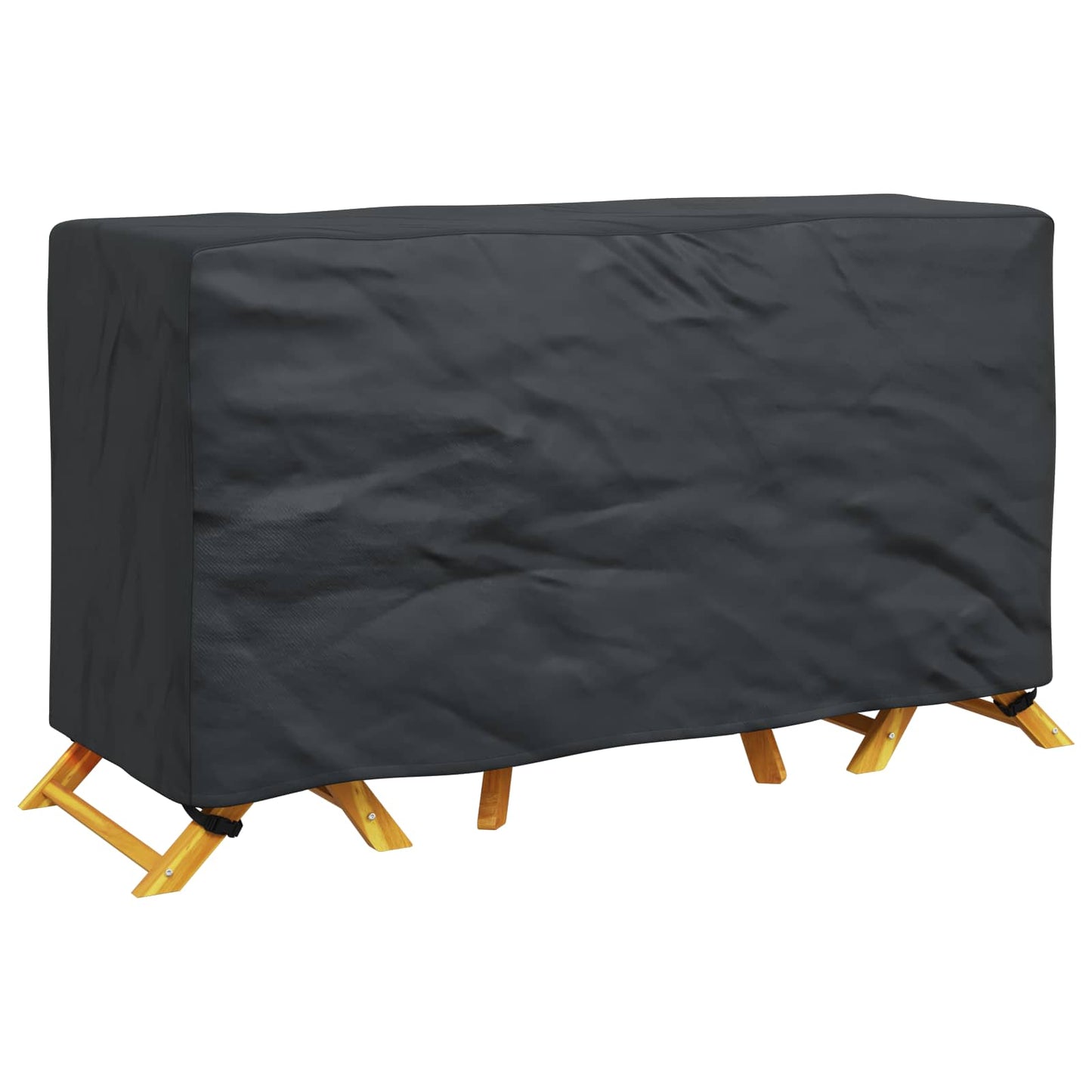 vidaXL Κάλυμμα επίπλων Μονόχρωμο Μαύρο 180 x 70 x 90 cm 600D
