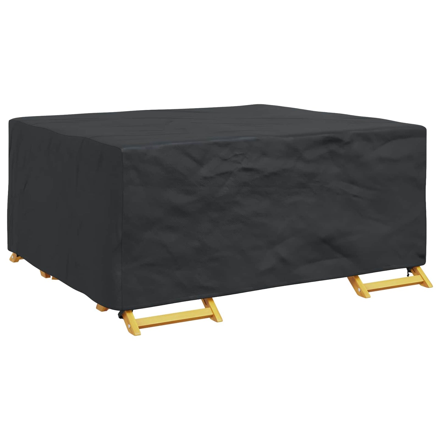 vidaXL Κάλυμμα επίπλων Μονόχρωμο Μαύρο 200 x 160 x 70 cm 600D