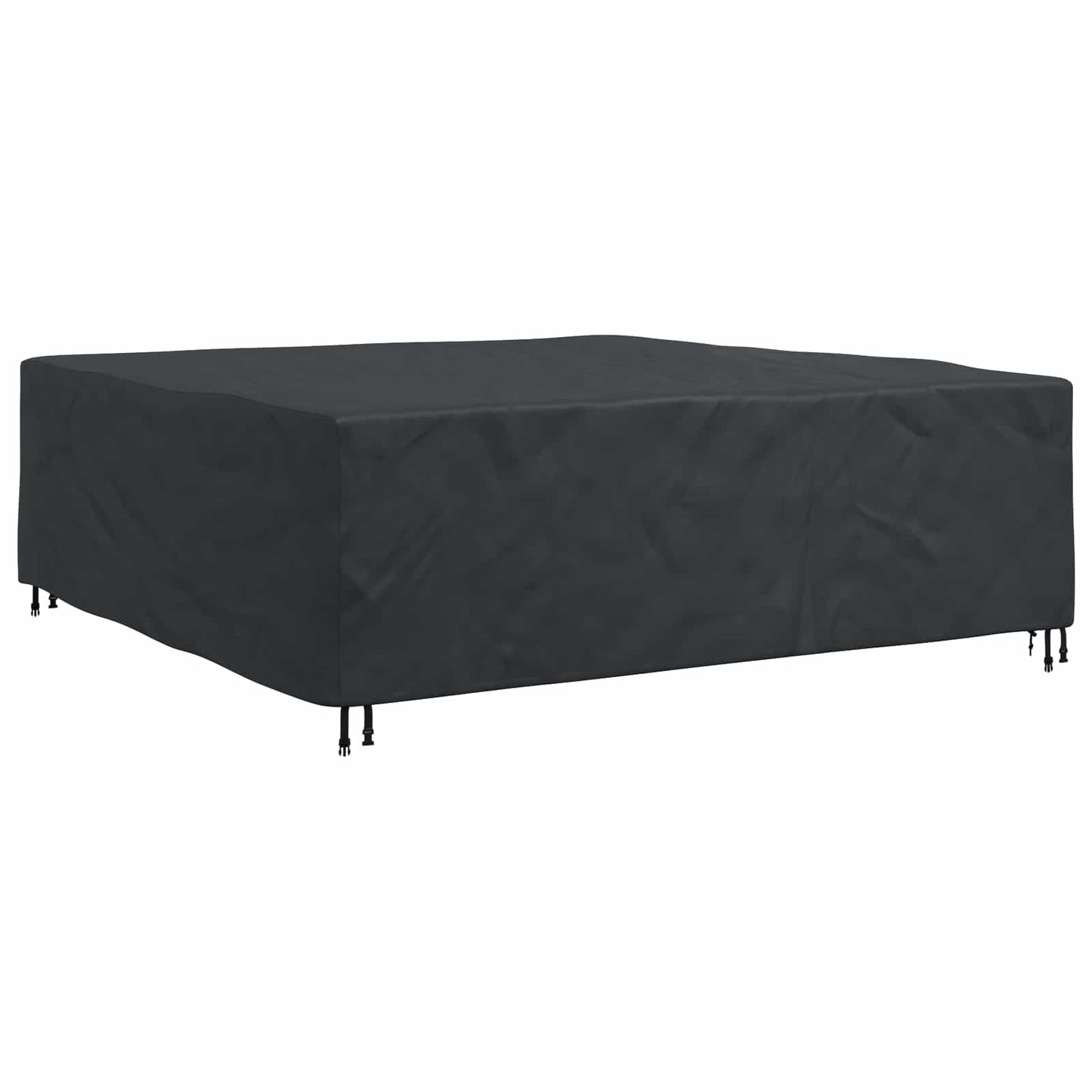 vidaXL Κάλυμμα επίπλων εξωτερικού χώρου Μαύρο 220 x 220 x 70 εκ. 210D