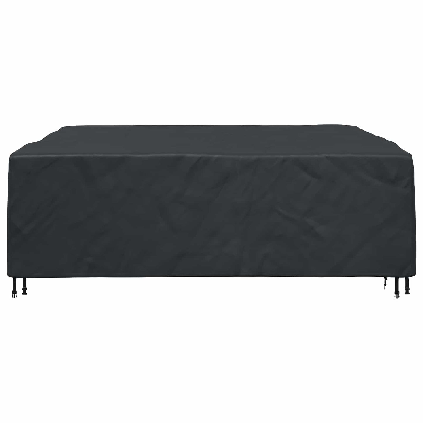 vidaXL Κάλυμμα επίπλων Μονόχρωμο Μαύρο 220 x 220 x 70 εκ. 420D