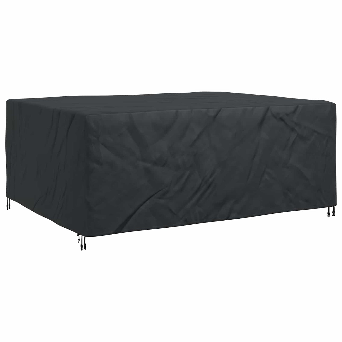 vidaXL Κάλυμμα επίπλων Μονόχρωμο Μαύρο 220 x 190 x 85 εκ. 420D