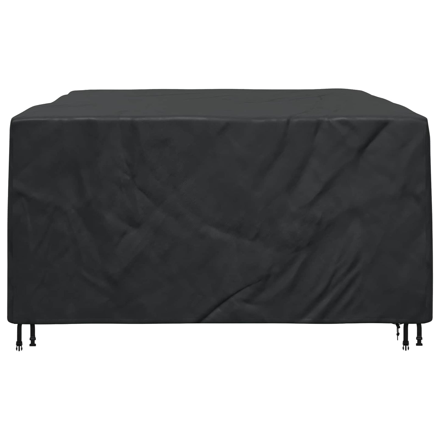vidaXL Κάλυμμα επίπλων Μονόχρωμο Μαύρο 220 x 190 x 85 εκ. 600D