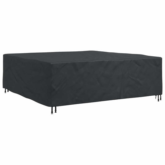 vidaXL Κάλυμμα επίπλων εξωτερικού χώρου Μαύρο 235 x 235 x 70 εκ. 600D