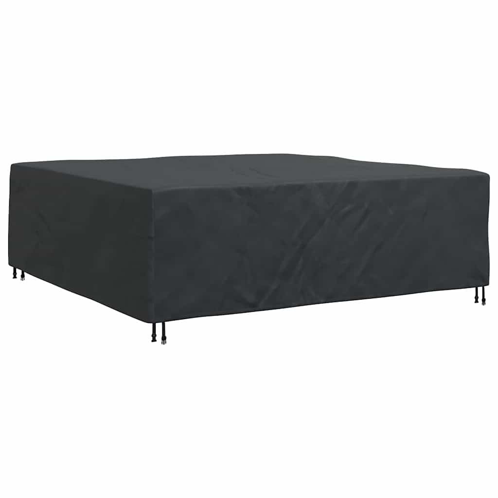 vidaXL Κάλυμμα επίπλων εξωτερικού χώρου Μαύρο 235 x 235 x 70 εκ. 600D