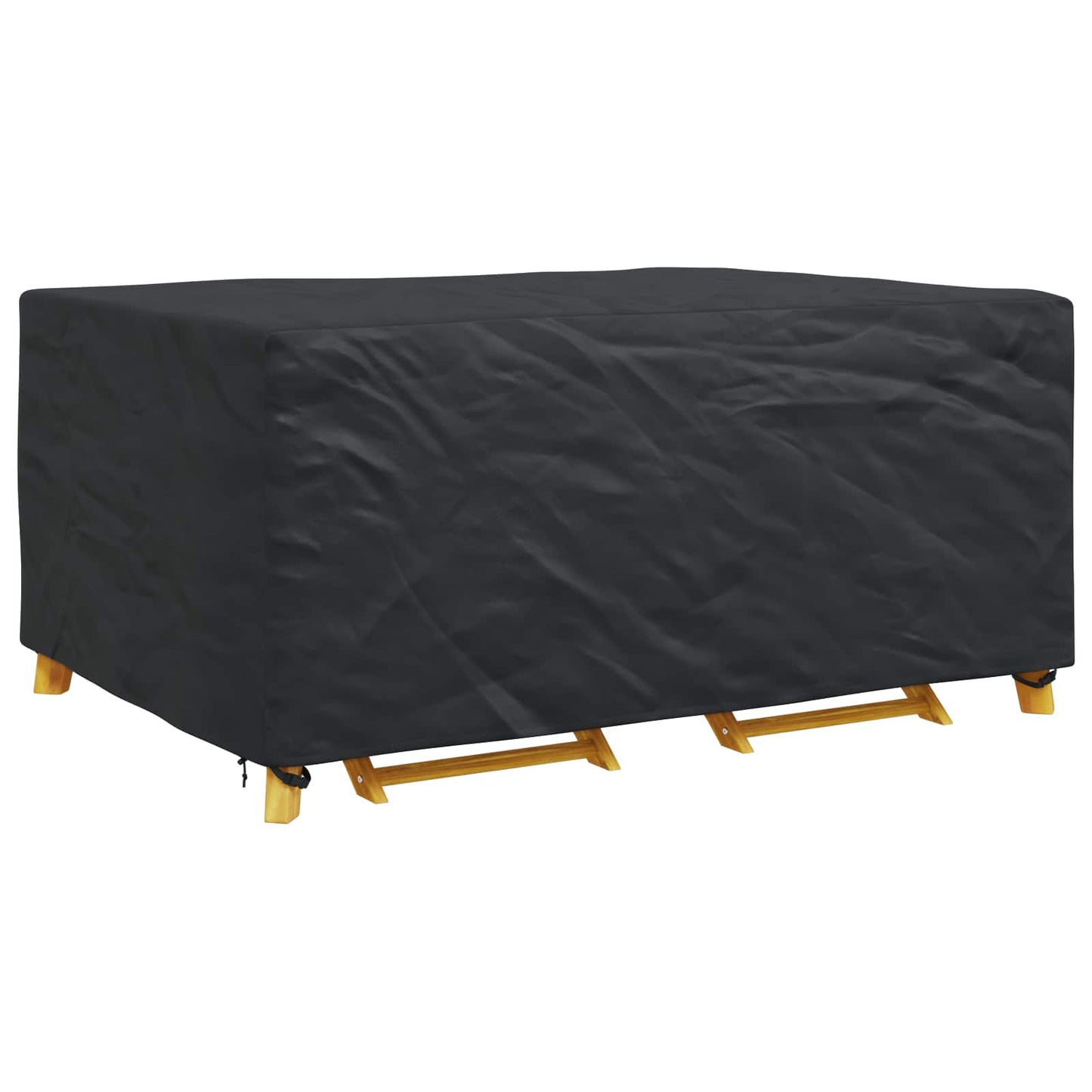 vidaXL Κάλυμμα επίπλων Μονόχρωμο Μαύρο 240 x 160 x 100 εκ. 600D