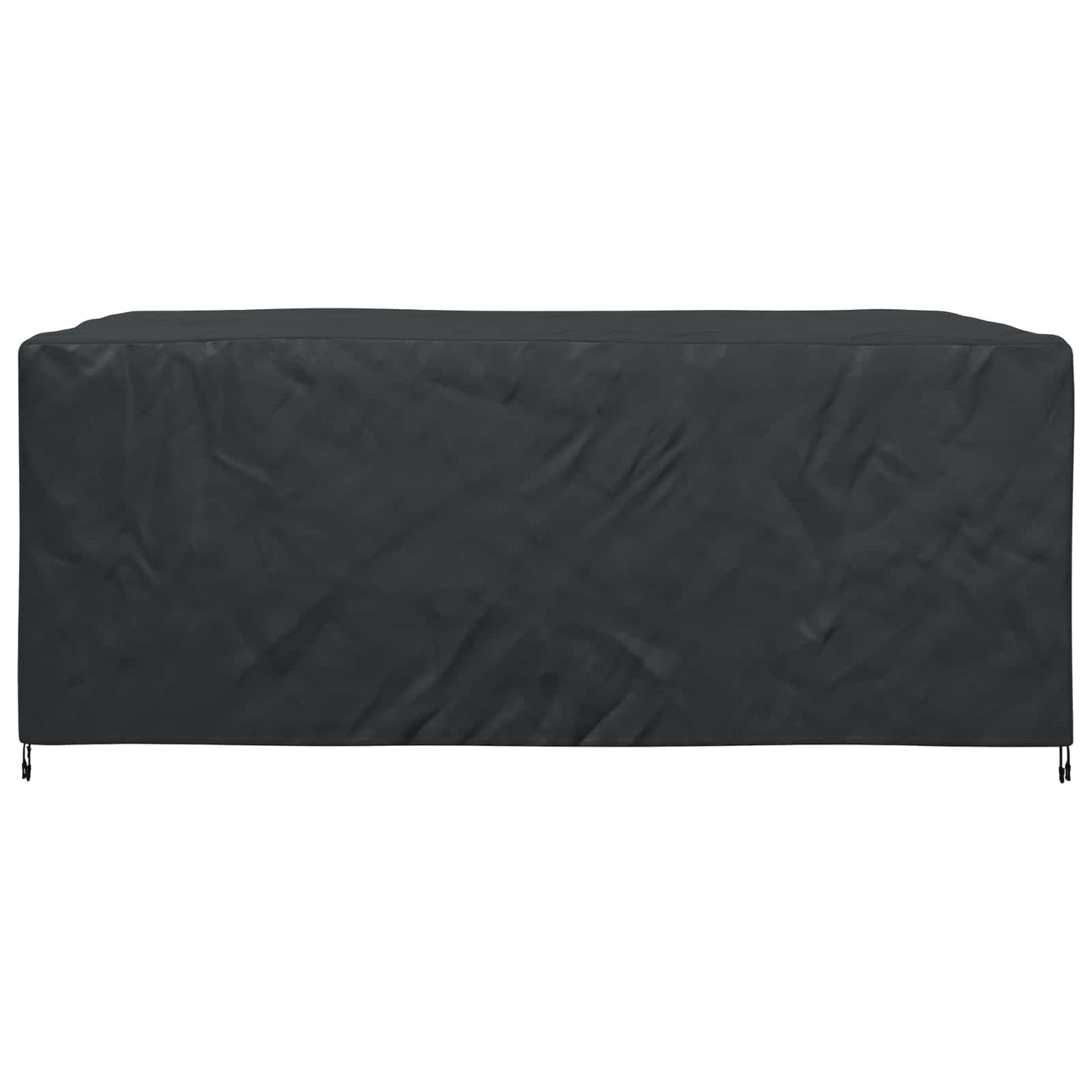 vidaXL Κάλυμμα επίπλων Μονόχρωμο Μαύρο 280 x 204 x 106 εκ. 600D