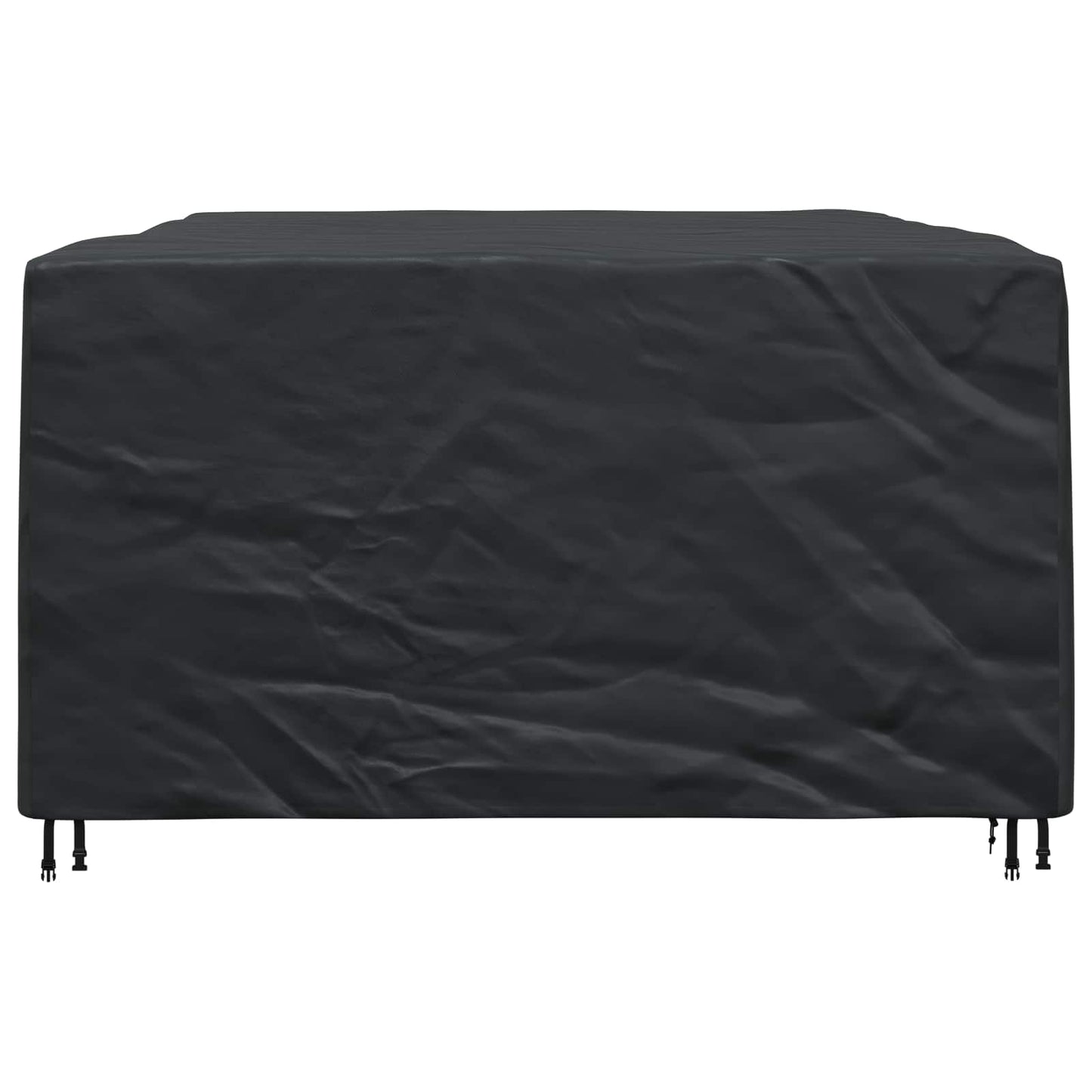 vidaXL Κάλυμμα επίπλων Μονόχρωμο Μαύρο 280 x 204 x 106 εκ. 600D
