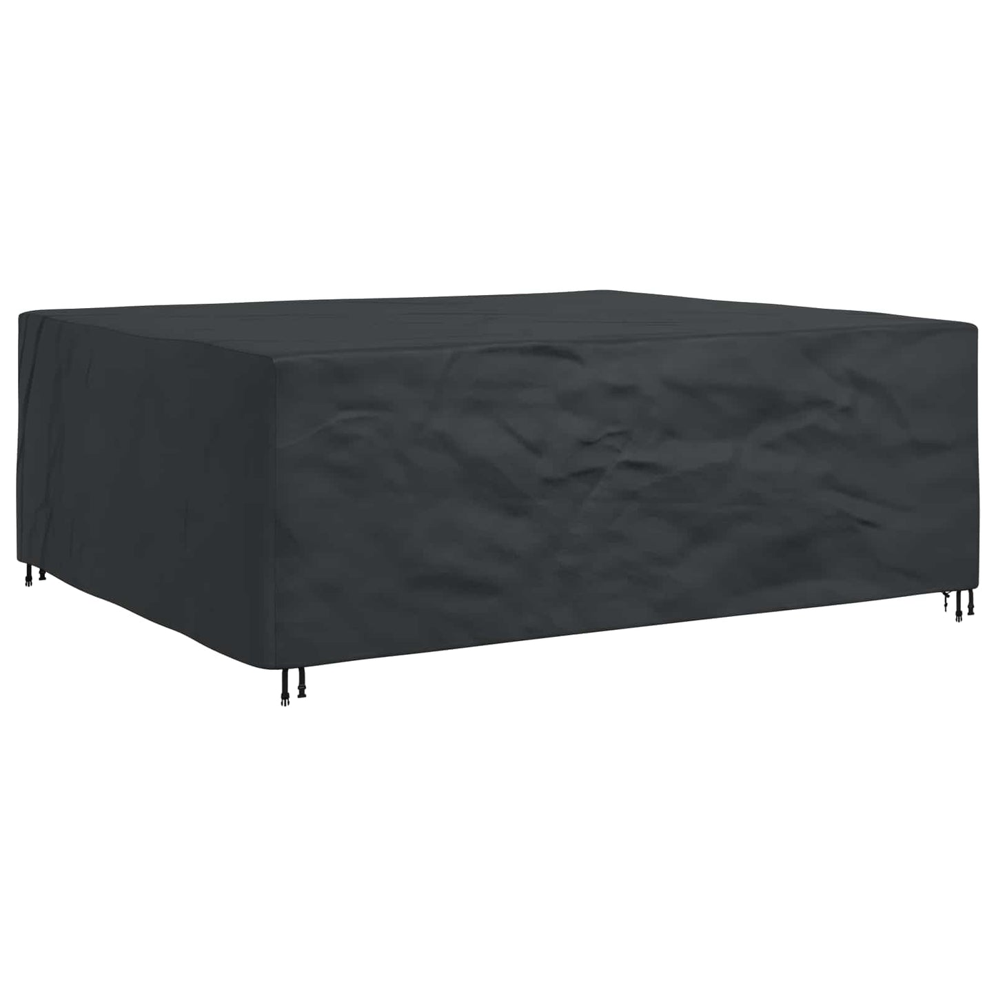 vidaXL Κάλυμμα επίπλων Μονόχρωμο Μαύρο 300 x 250 x 70 εκ. 600D