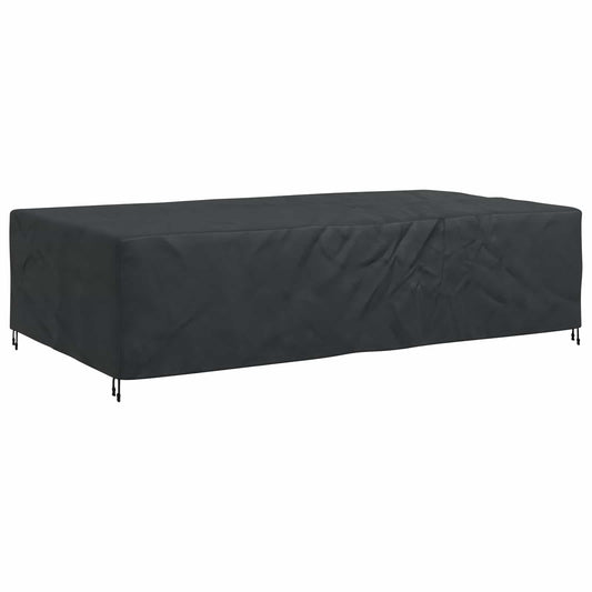 vidaXL Κάλυμμα επίπλων Μονόχρωμο Μαύρο 305 x 190 x 85 εκ. 420D