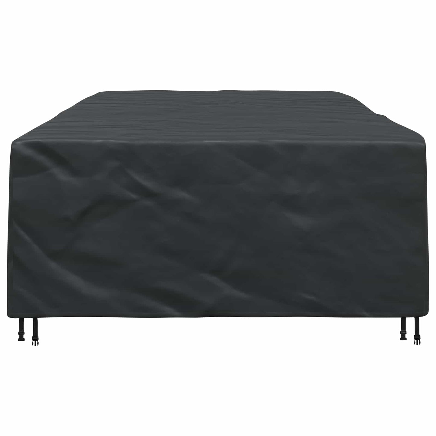 vidaXL Κάλυμμα επίπλων Μονόχρωμο Μαύρο 305 x 190 x 85 εκ. 600D