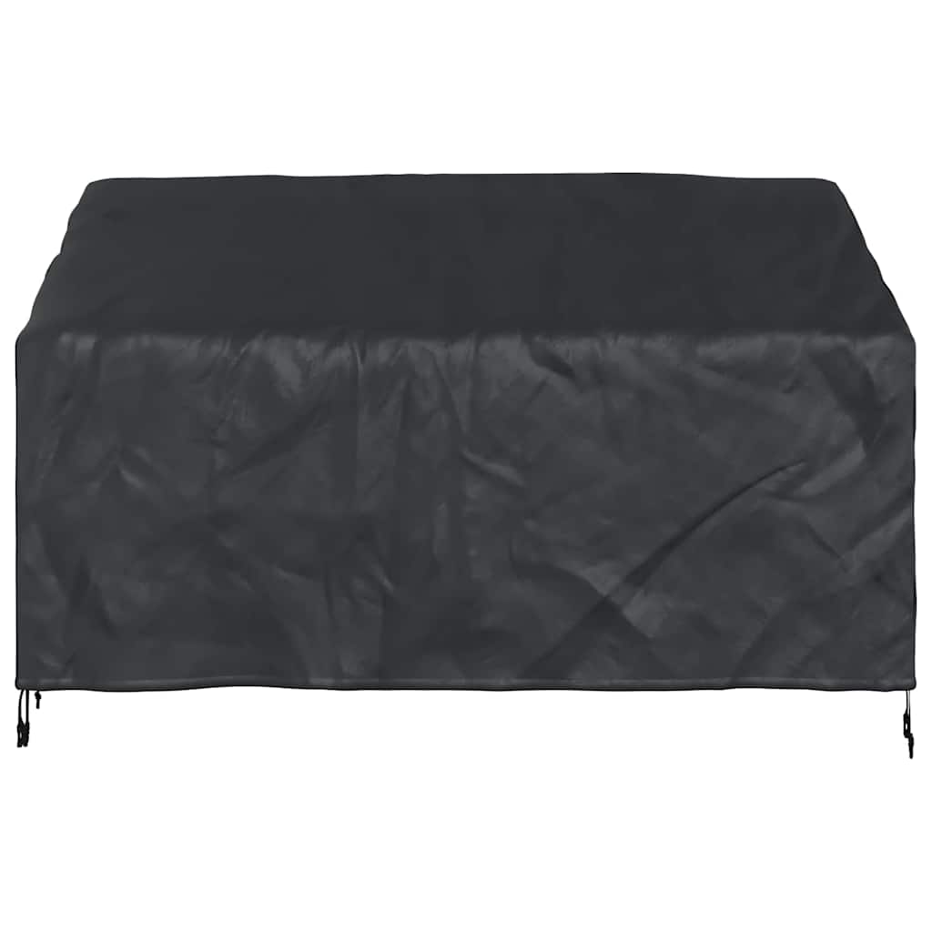 vidaXL Κάλυμμα Παγκάκι Κήπου Μαύρο 165 x 70 x 65 / 94 cm Ύφασμα 210D