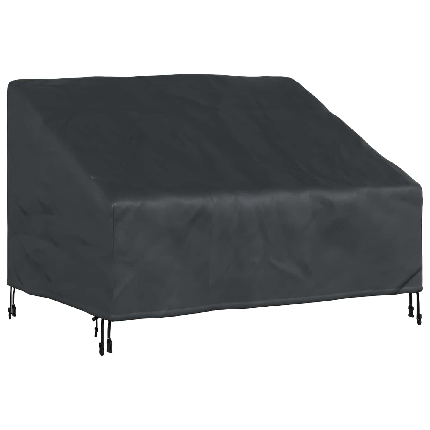 vidaXL Κάλυμμα Παγκάκι Κήπου 130 x 95 x 40 / 80 εκ Ύφασμα Oxford 420D