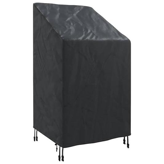 vidaXL Κάλυμμα Κήπου για Καρέκλα Μαύρο 70 x 70 x 85 / 125 cm Ύφασμα 420D
