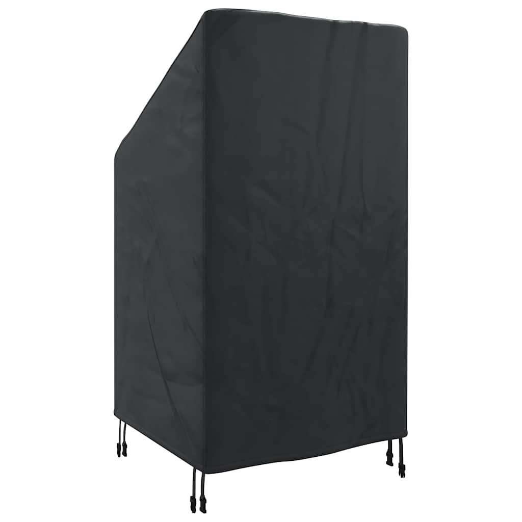 vidaXL Κάλυμμα Κήπου για Καρέκλα Μαύρο 70 x 70 x 85 / 125 cm Ύφασμα 600D