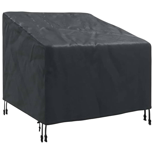 vidaXL Κάλυμμα Κήπου για Καρέκλα Μαύρο 90 x 90 x 50 / 75 cm Ύφασμα 210D