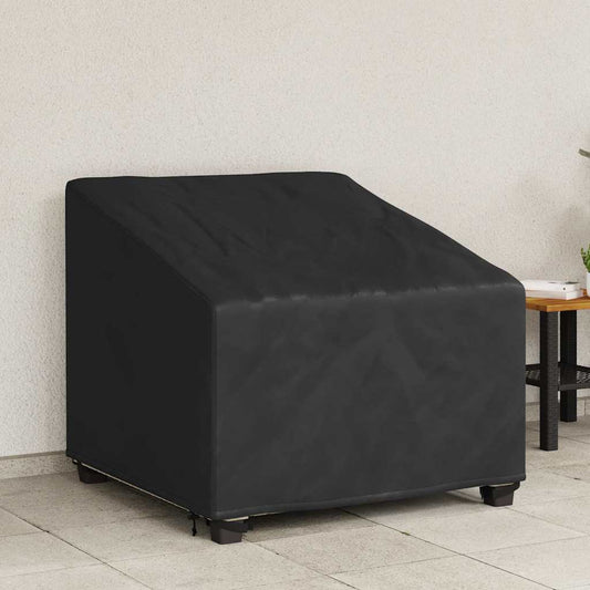 vidaXL Κάλυμμα Κήπου για Καρέκλα Μαύρο 90 x 90 x 50 / 75 cm Ύφασμα 600D