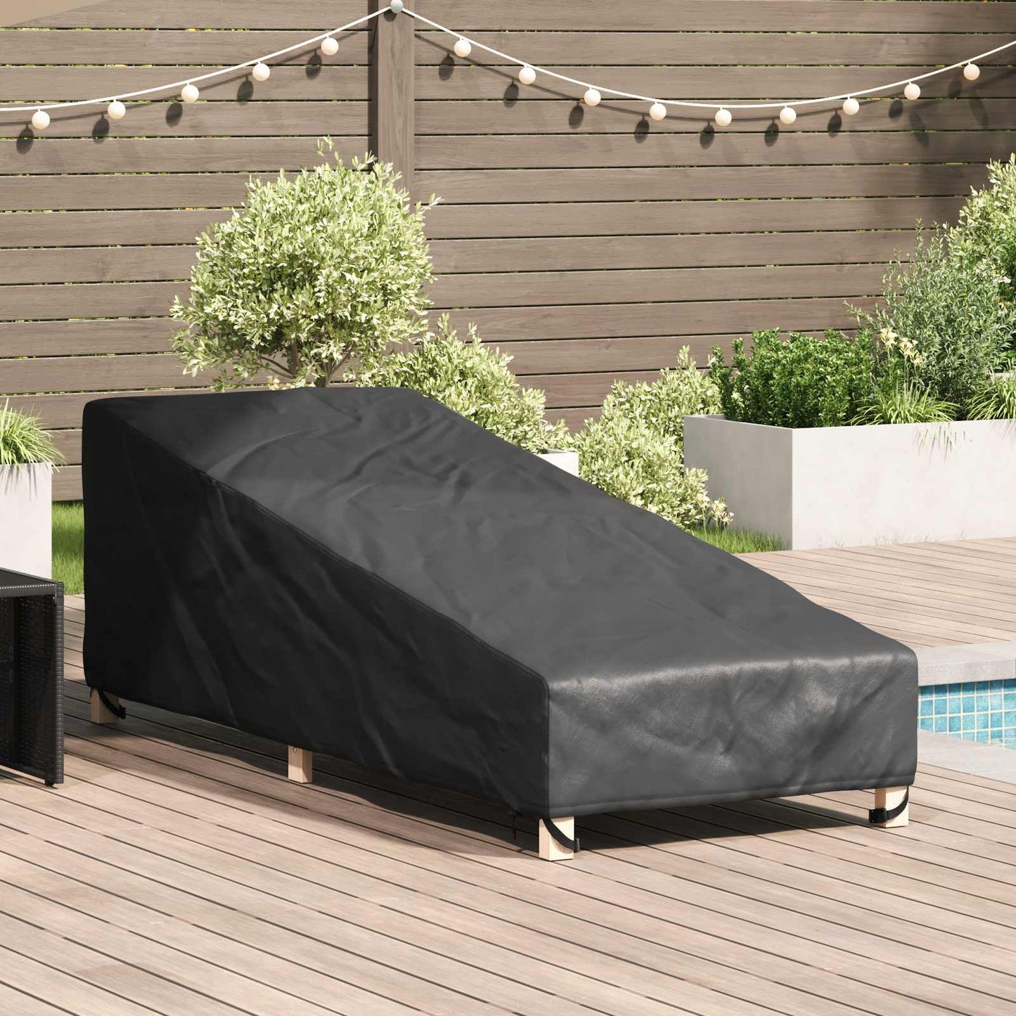 vidaXL Κάλυμμα Επίπλων Εξωτερικού Χώρου 203 x 81 x 63 εκ.