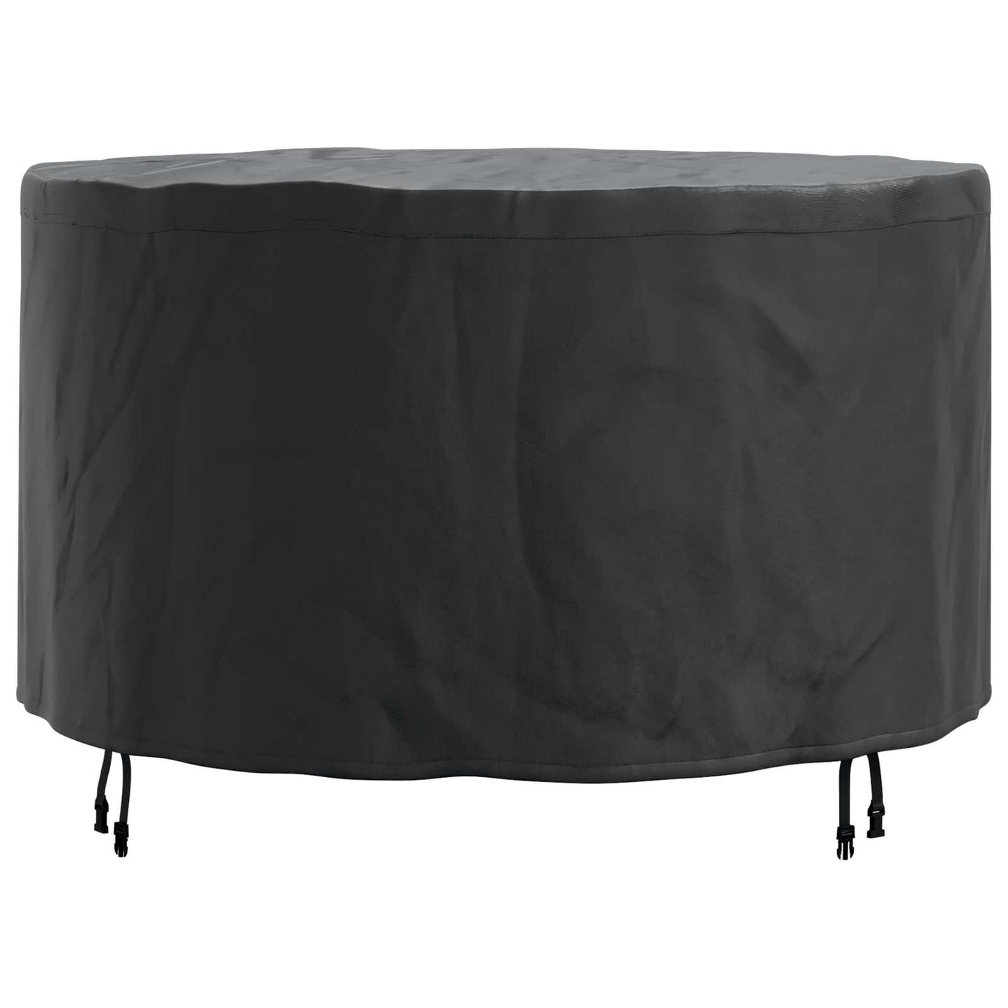 vidaXL Κάλυμμα επίπλων Μαύρο 128 x 128 x 71 εκ. Ύφασμα Oxford 420D