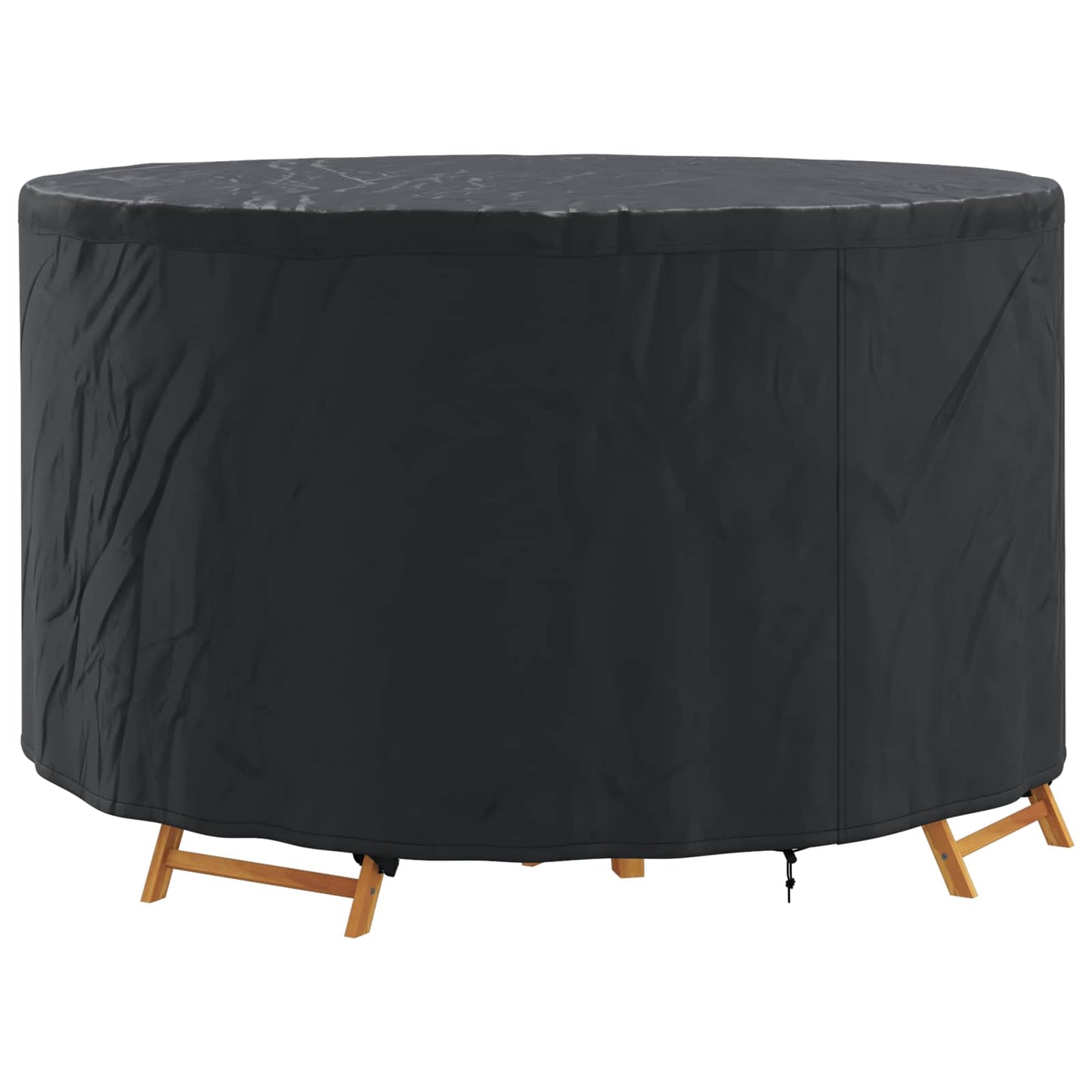 vidaXL Κάλυμμα επίπλων Μαύρο 157 x 157 x 71 εκ. Ύφασμα Oxford 600D