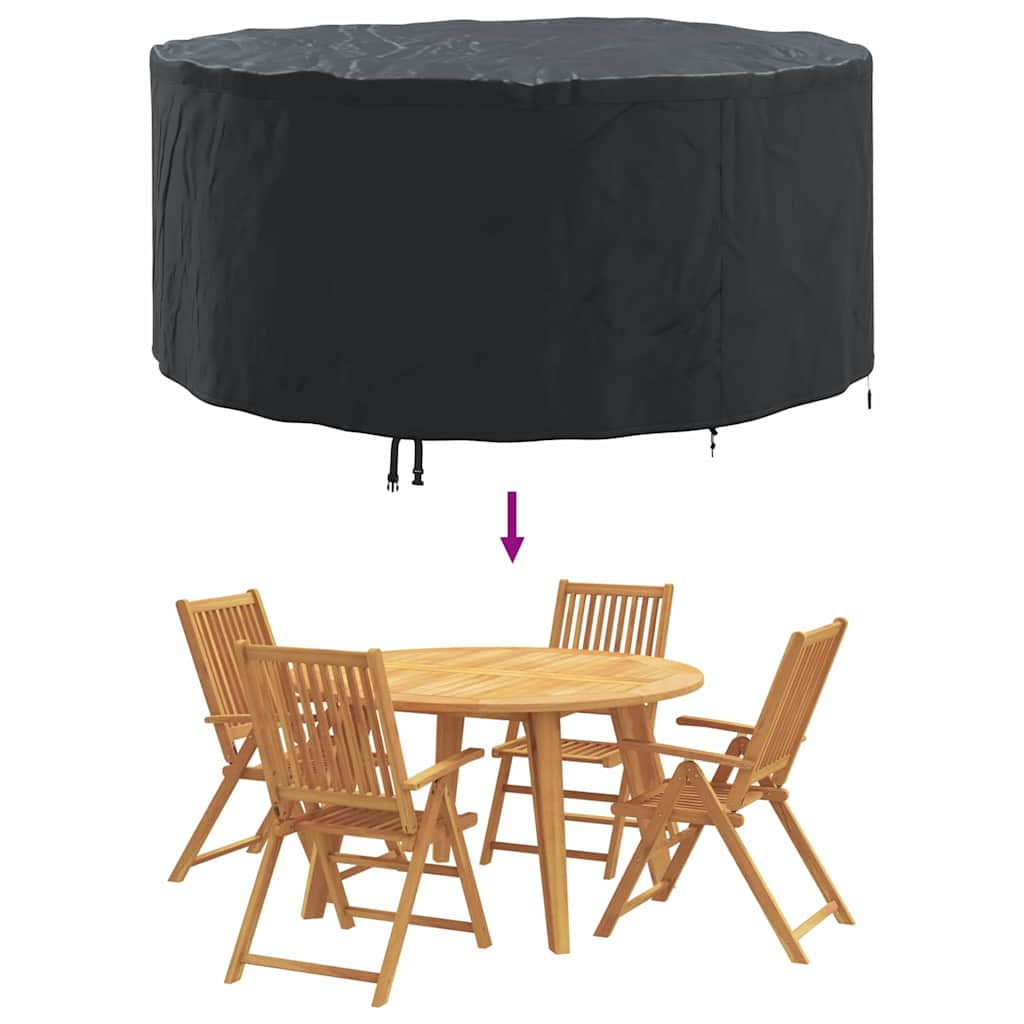 vidaXL Κάλυμμα επίπλων εξωτερικού χώρου 200 x 200 x 71 εκ. Ύφασμα 210D