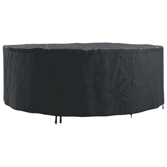 vidaXL Κάλυμμα επίπλων Μαύρο 244 x 244 x 105 εκ. Υφασμα Oxford 420D
