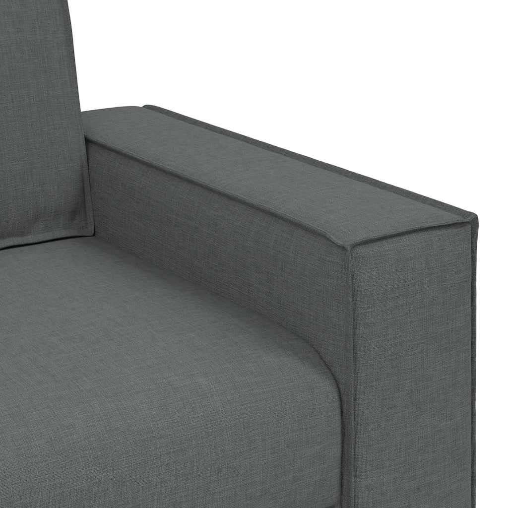 vidaXL Πολυθρόνα-Καναπέ Σκούρο Γκρι 100x78x84 εκ. από Ύφασμα