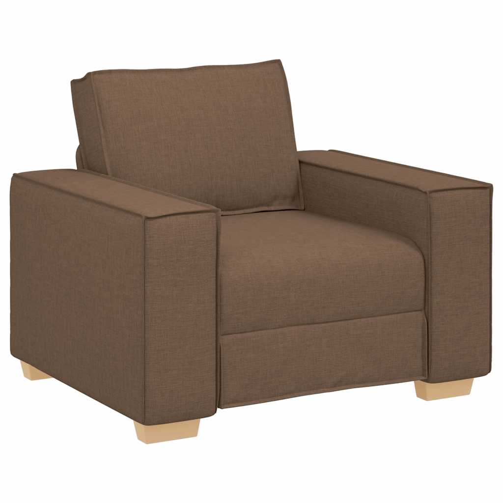 vidaXL Πολυθρόνα-Καναπέ-Καφέ 100x78x84 εκ. από Ύφασμα
