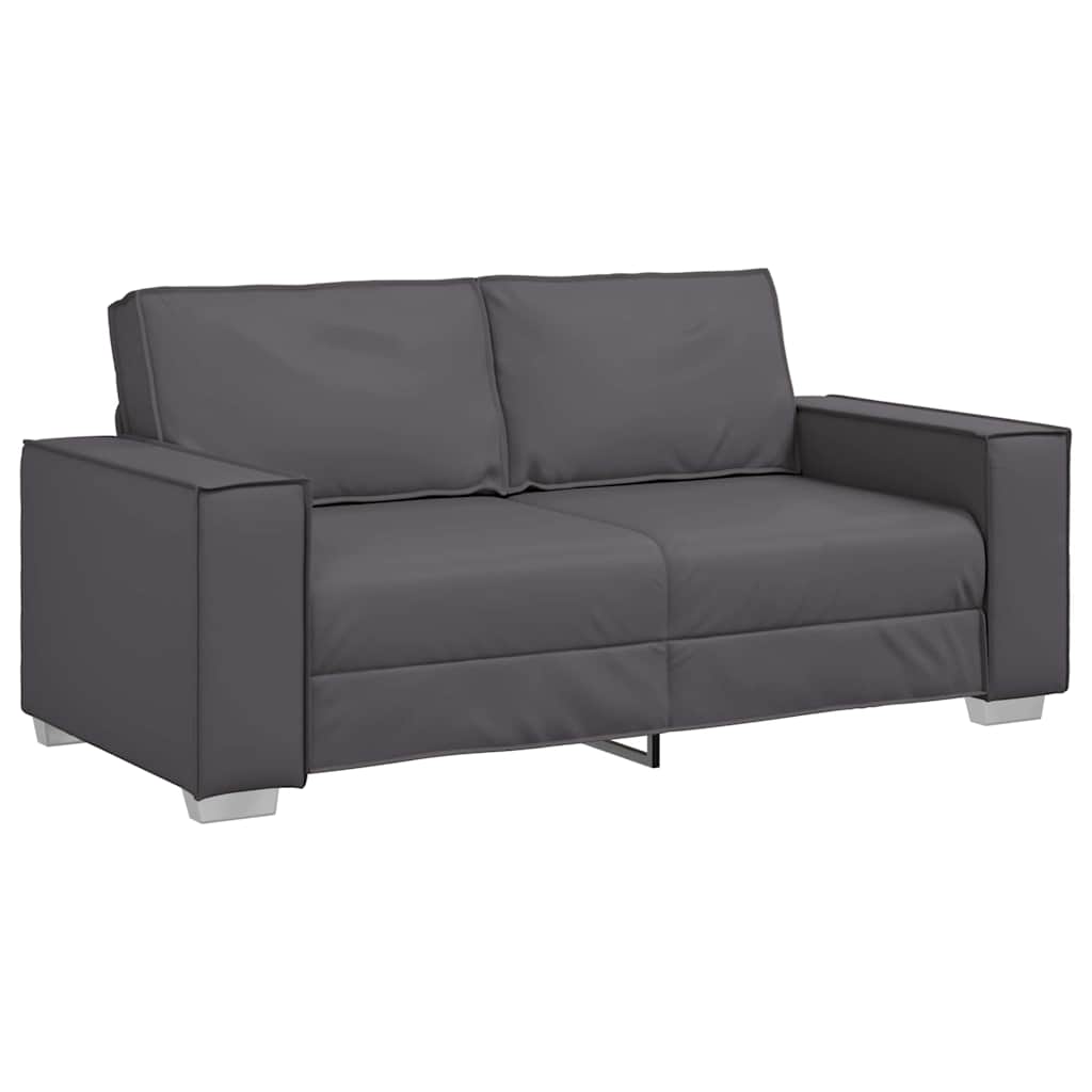 vidaXL Διθέσιος καναπές Γκρι 180 cm Τεχνητό Δέρμα