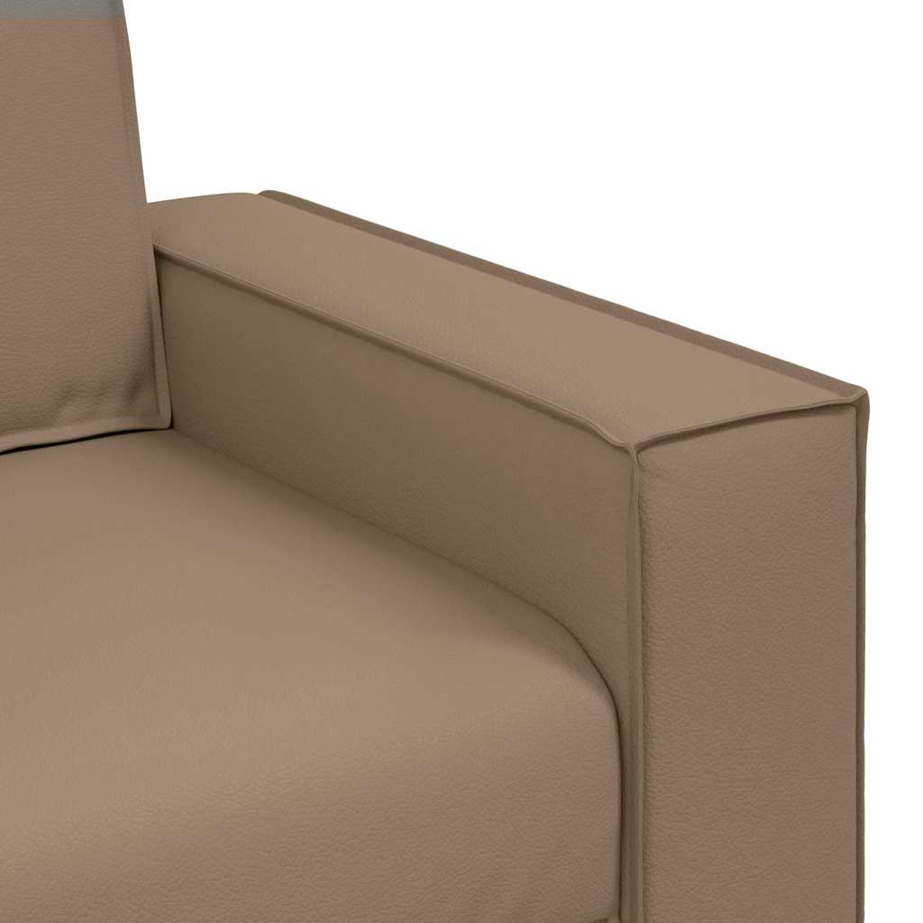 vidaXL Διθέσιος καναπές Καπουτσίνο 180 cm Τεχνητό Δέρμα