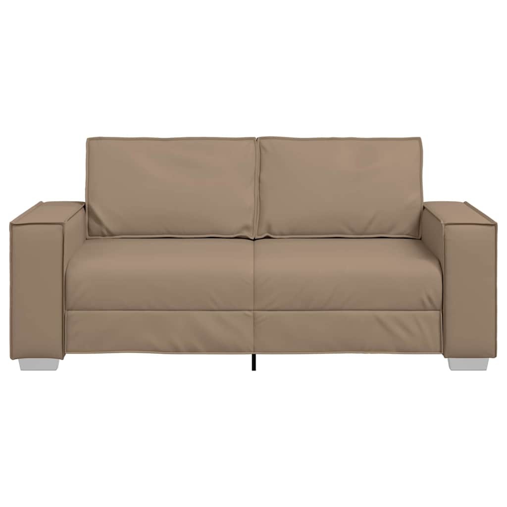 vidaXL Διθέσιος καναπές Καπουτσίνο 180 cm Τεχνητό Δέρμα