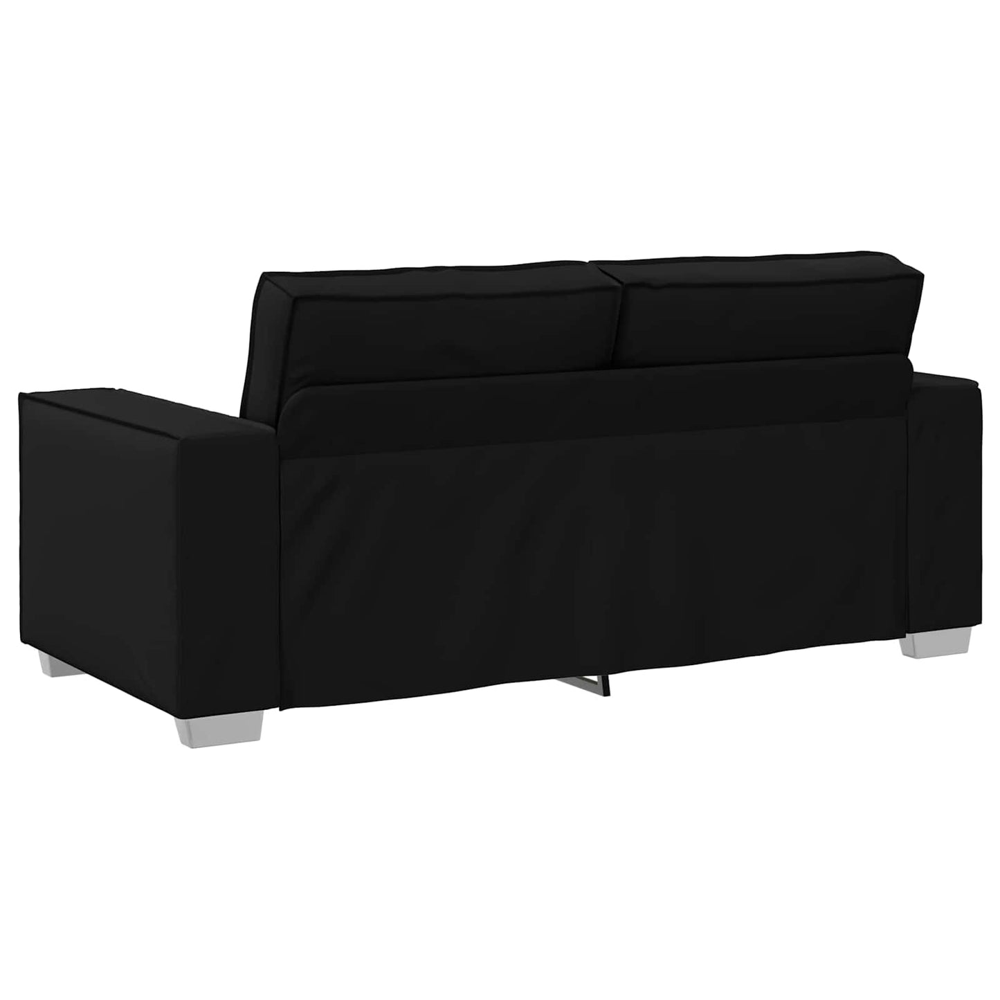 vidaXL Διθέσιος καναπές Μαύρο 180 cm Τεχνητό Δέρμα