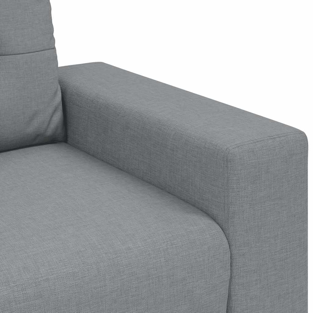vidaXL Πολυθρόνα Ανοιχτό Γκρι 100 x 78 x 80 εκ. Ύφασμα