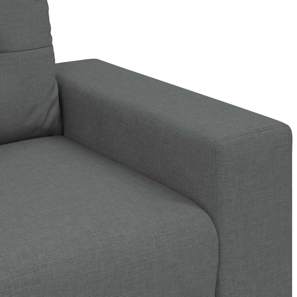 vidaXL Πολυθρόνα Σκούρο Γκρι 100 x 78 x 80 εκ. Ύφασμα
