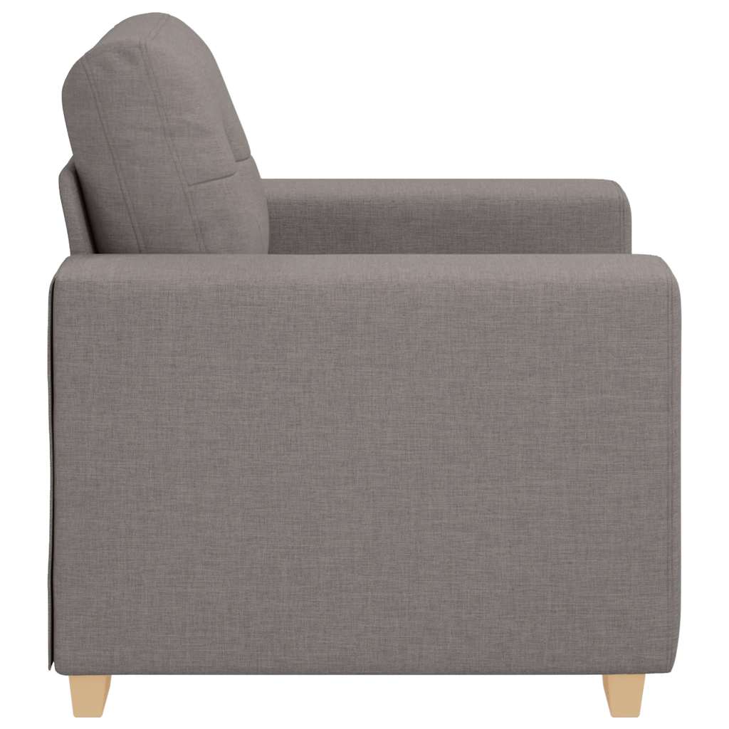vidaXL Πολυθρόνα-Καναπέ-Μπεζ 100x78x80 εκ. Ύφασμα