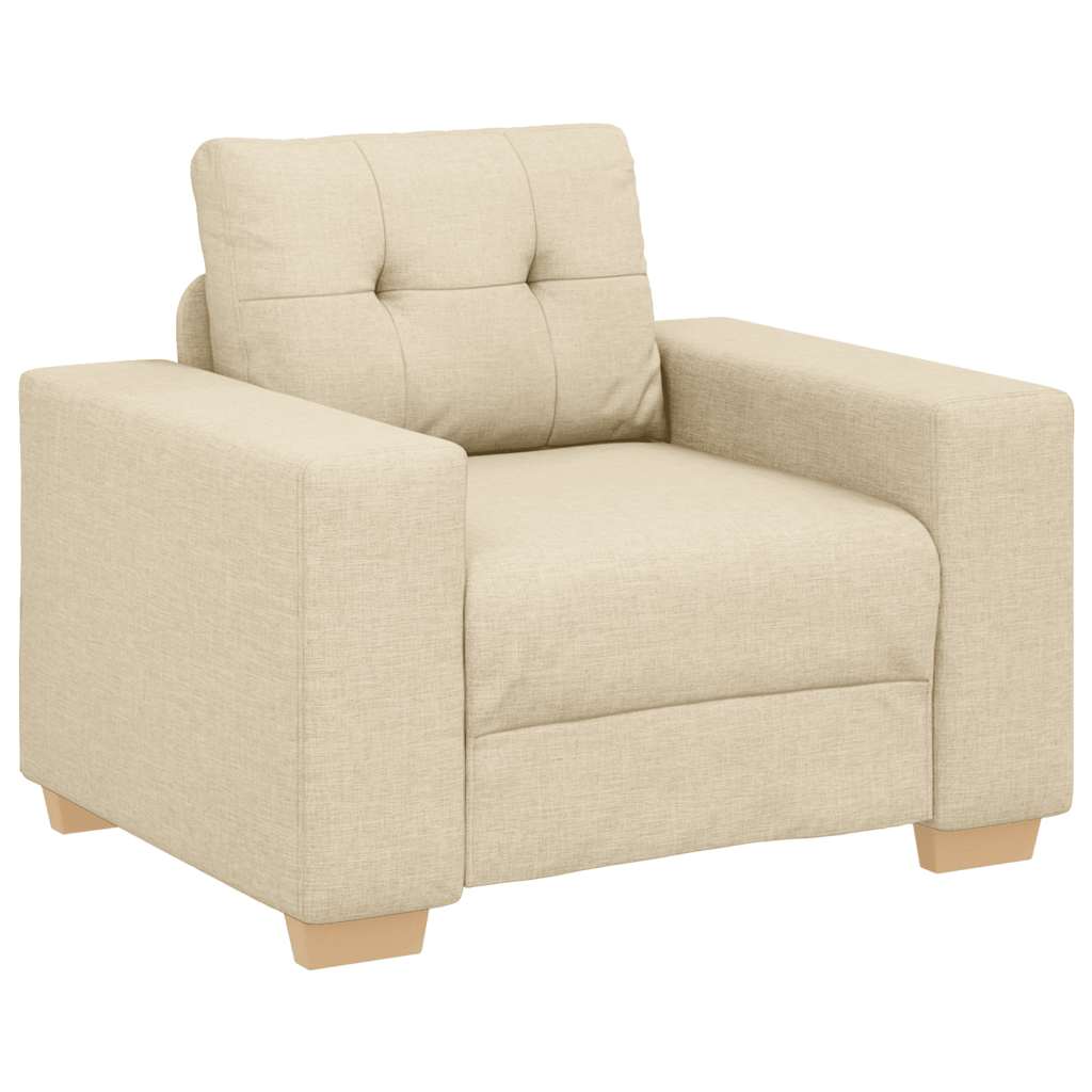 vidaXL Καναπές-Καρέκλα Μπεζ 100x78x80 εκ. Ύφασμα