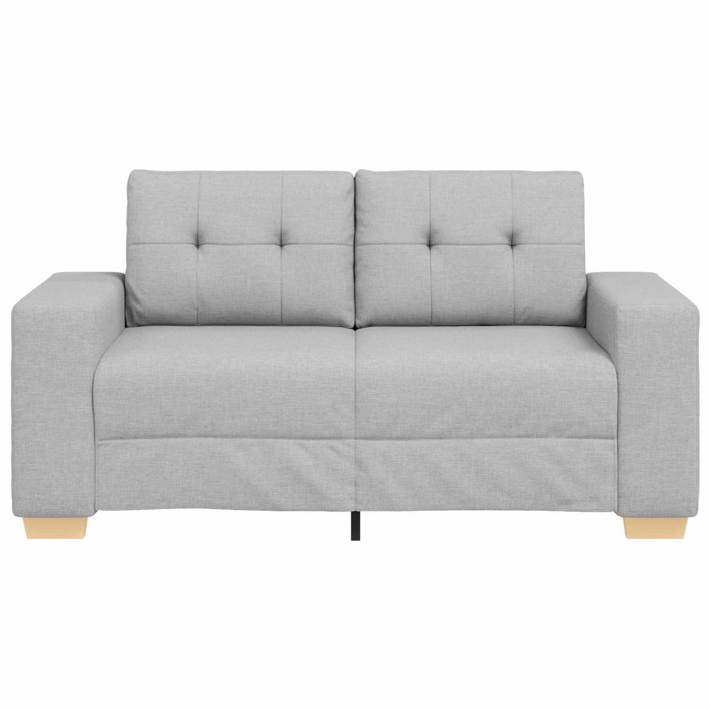 vidaXL Διθέσιος καναπές Σκίουρος Γκρί 160 cm ύφασμα