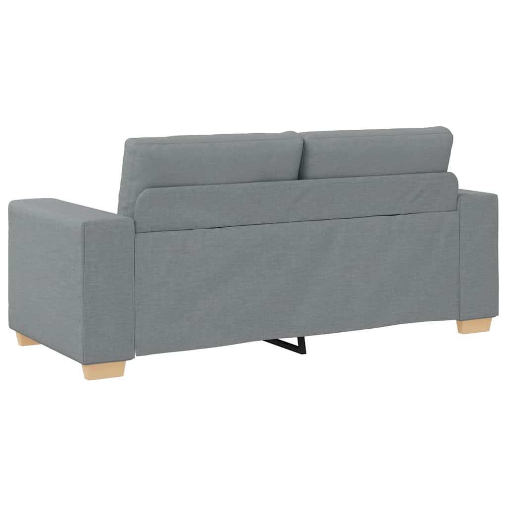 vidaXL Καναπές-Διθέσιος Ανοιχτό Γκρι 180 x 77 x 82 εκ. Ύφασμα