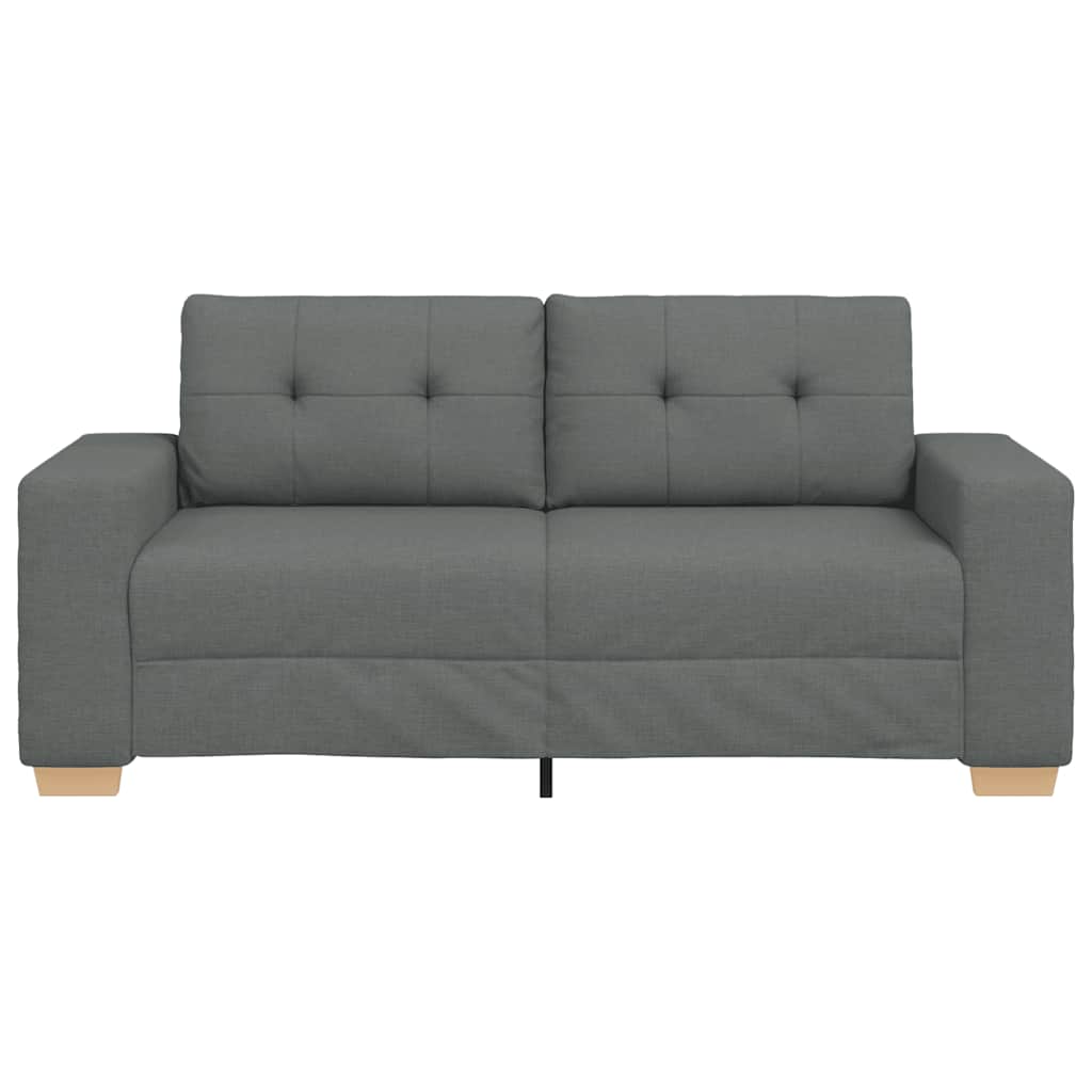 vidaXL Καναπές-Διθέσιος Σκούρο Γκρι 180 x 77 x 82 εκ. Ύφασμα