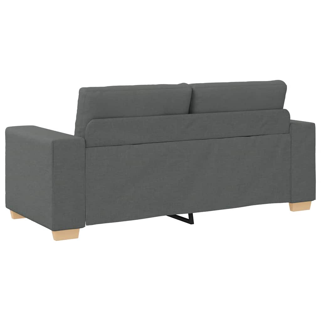 vidaXL Καναπές-Διθέσιος Σκούρο Γκρι 180 x 77 x 82 εκ. Ύφασμα