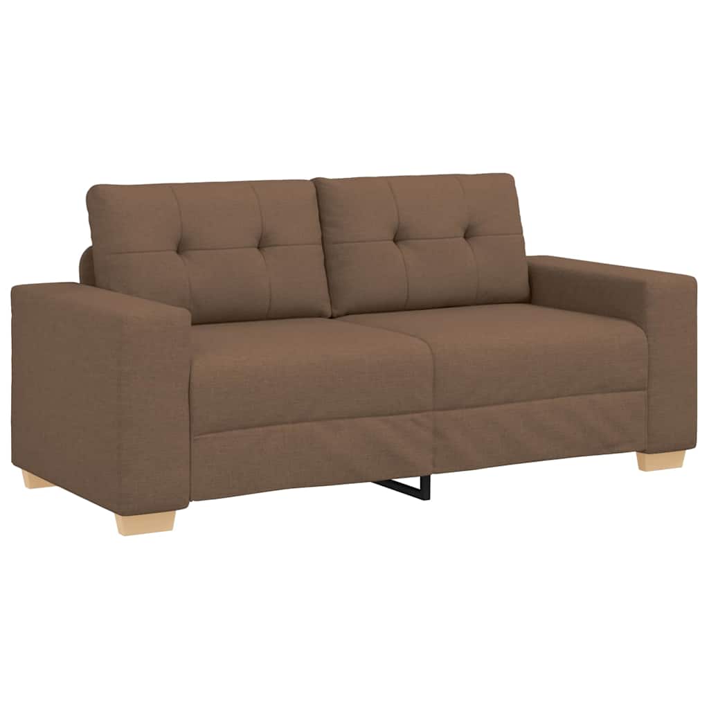 vidaXL Καναπές Διθέσιος Καφέ 180 x 77 x 82 εκ. Ύφασμα