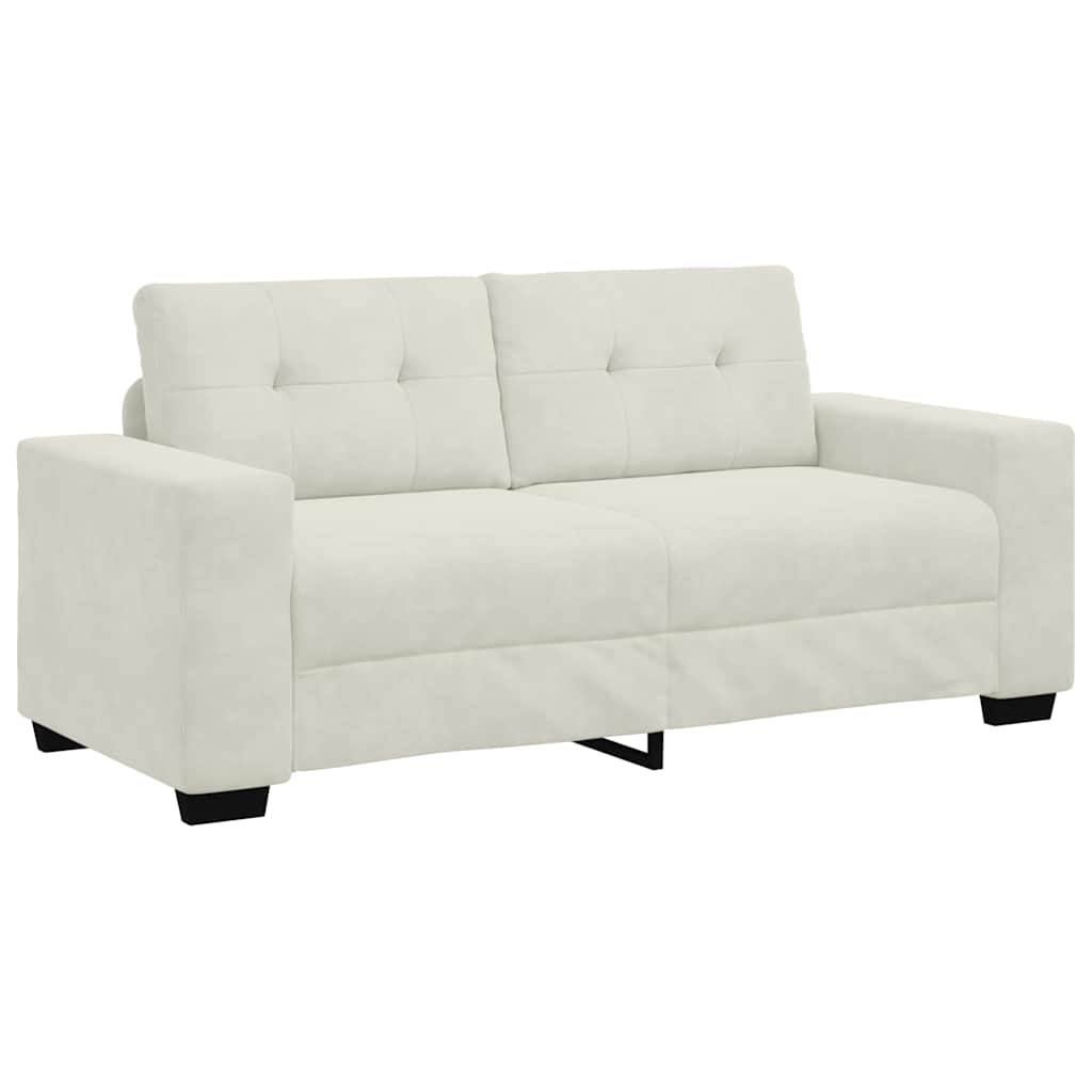 vidaXL Διθέσιος Καναπές-Διάδρομος Κρεμ 180x77x82 εκ. Βελούδο