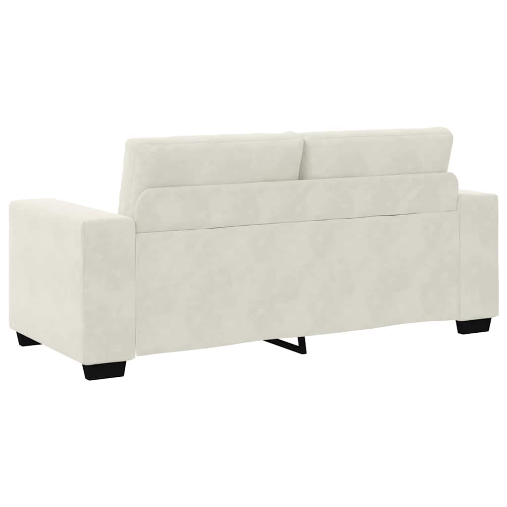 vidaXL Διθέσιος Καναπές-Διάδρομος Κρεμ 180x77x82 εκ. Βελούδο