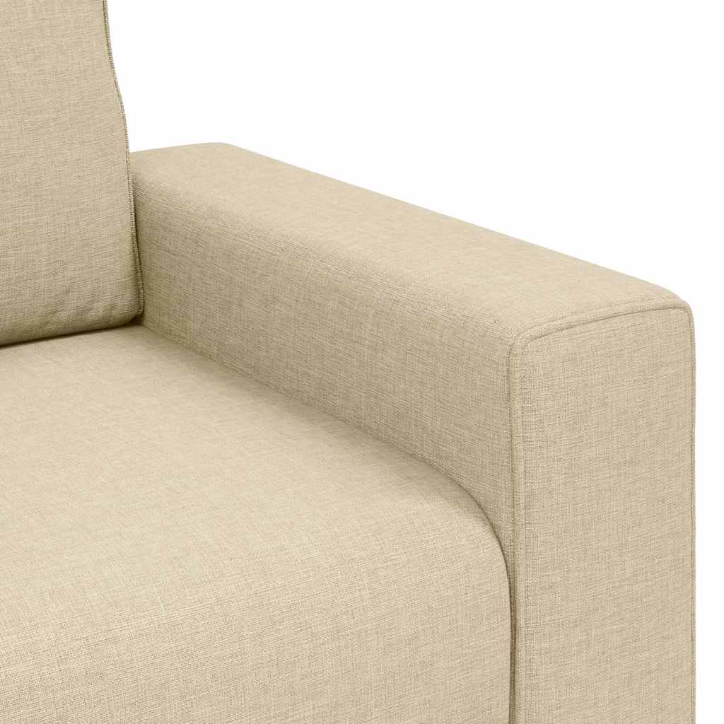vidaXL Διθέσιος Καναπές Μπεζ 160x77x82 εκ. Ύφασμα
